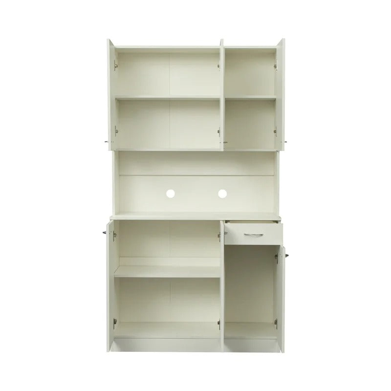 Hutch Cabinets: 39'' Wide Solid Wood Dining Hutch And Microwave Stands