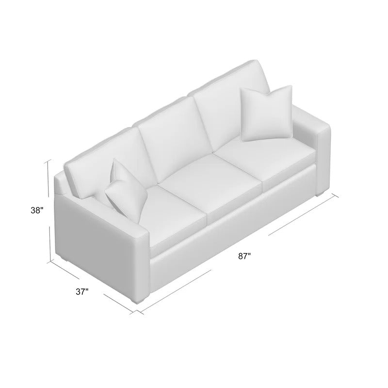 3 Seater Sofa:- Ultra Fabric Sofa Set (Slate Grey)