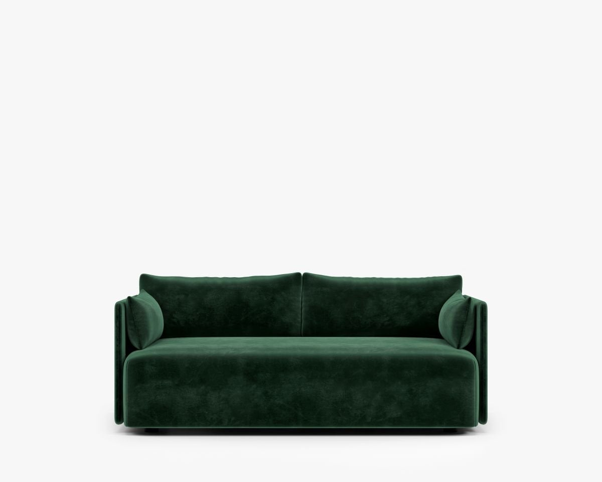 3 Seater Sofa Set:- Star Loveseat Fabric Sofa Set (Green)