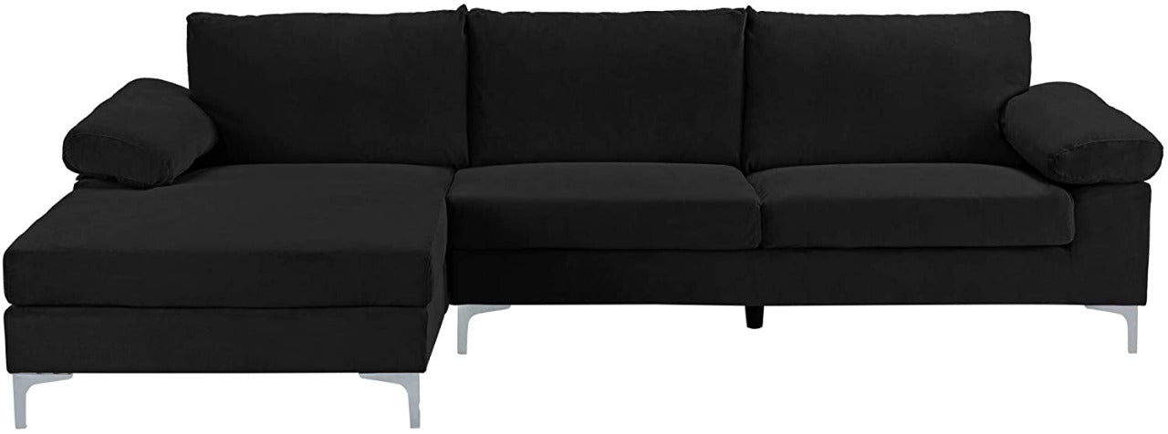 3 Seater Sofa : L-Shape Couch with Extra Wide