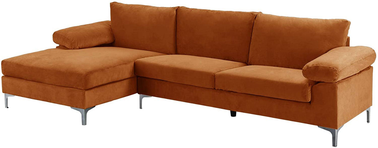 3 Seater Sofa : L-Shape Couch with Extra Wide