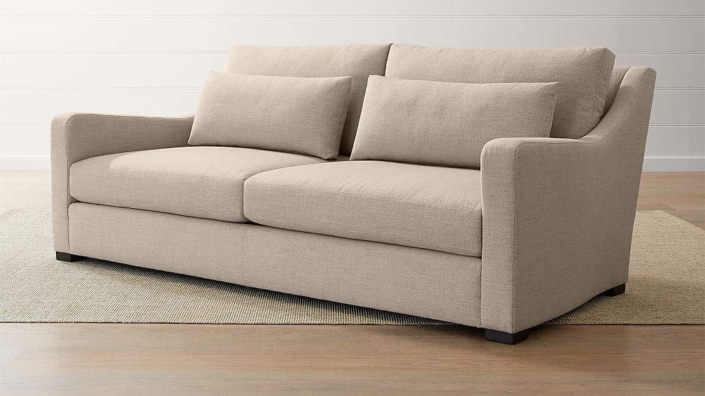 3 Seater Sofa:- Ultra II Slope Arm Sofa Set (Beige)