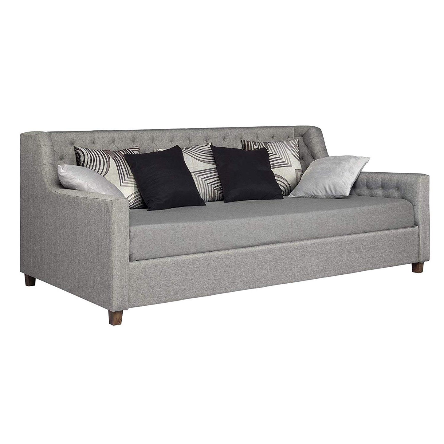 3 Seater Sofa Set Volex Hardwood Fabrice Sofa Set, Standard, (Grey)