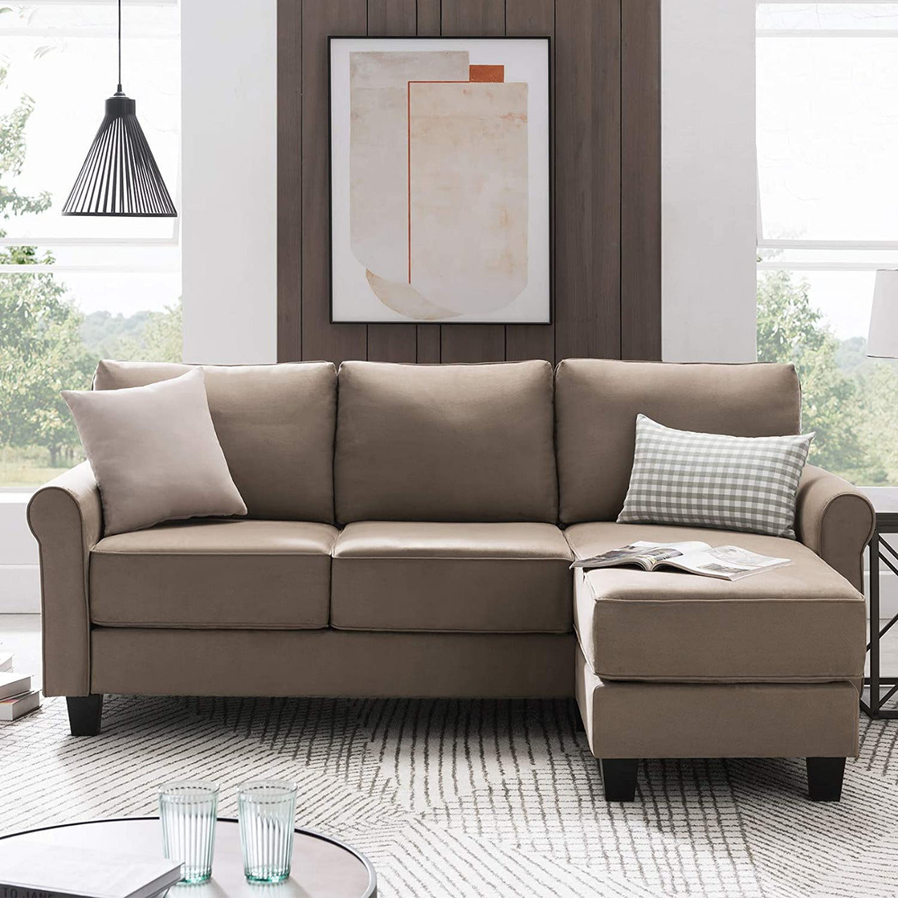 L Shape Sofa Set: Sofa Couch for Small Apartment L Shape Sofa Set