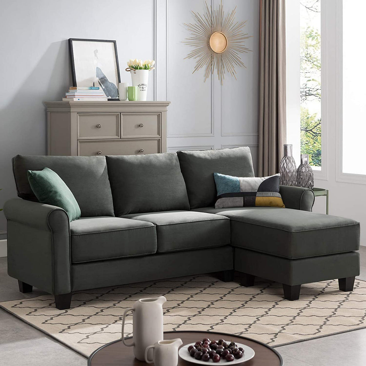 L Shape Sofa Set: Sofa Couch for Small Apartment L Shape Sofa Set