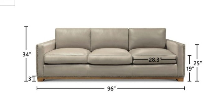 3 Seater Sofa:- Ultra Leatherette Sofa Set (Beige)