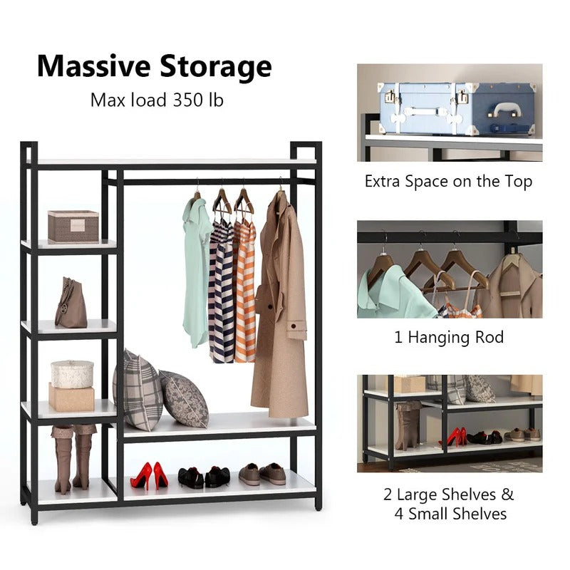 Display Unit: 47.24'' Clothes Display Rack