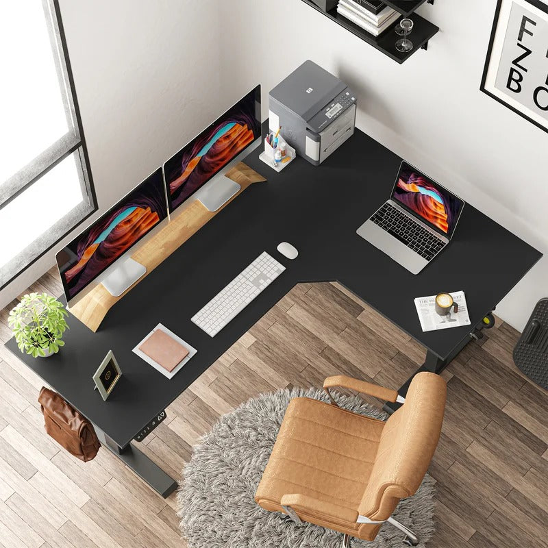 Computer Table: 47.3'' Computer Desk Black