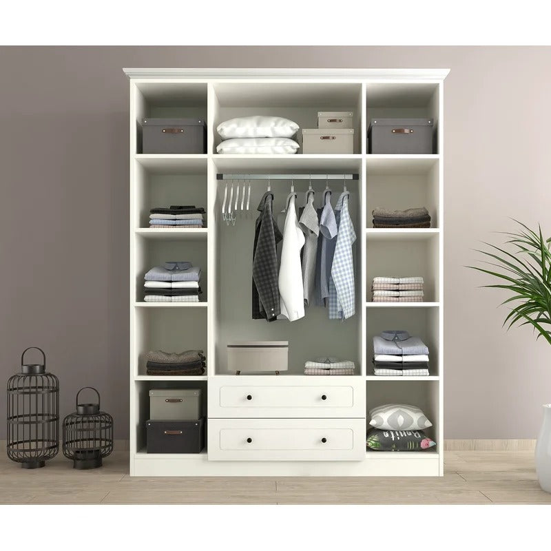 4 Door Wardrobes: Established 4 Door Manufactured Wood Wardrobe
