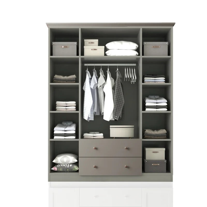4 Door Wardrobes: 4 Door Manufactured Wood Wardrobe