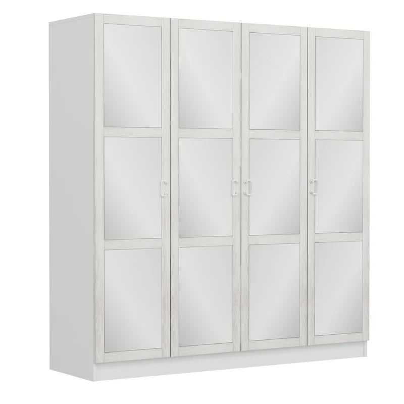 4 Door Wardrobe: 4 Door Manufactured Wood Wardrobe