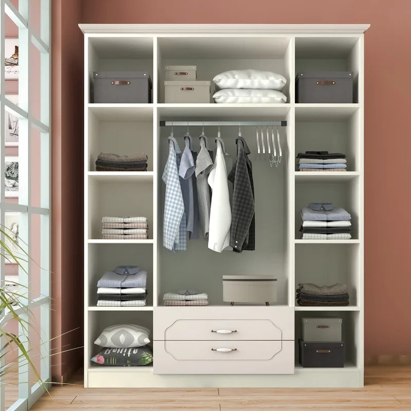 4 Door Wardrobe: 4 Door Manufactured Wood Wardrobe