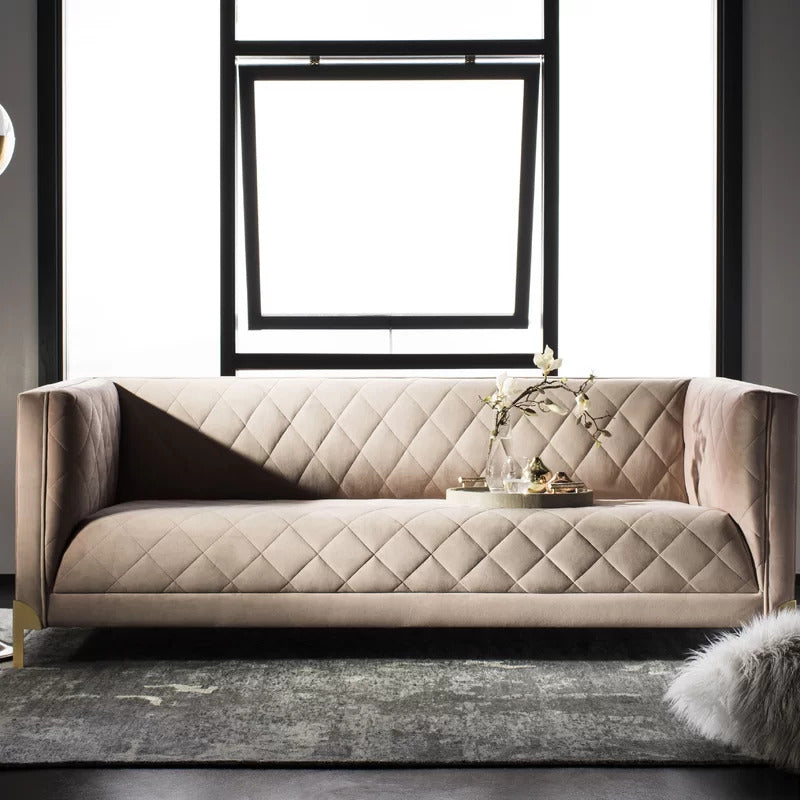 4 Seater Sofa Set : 86'' Tuxedo Arm Sofa