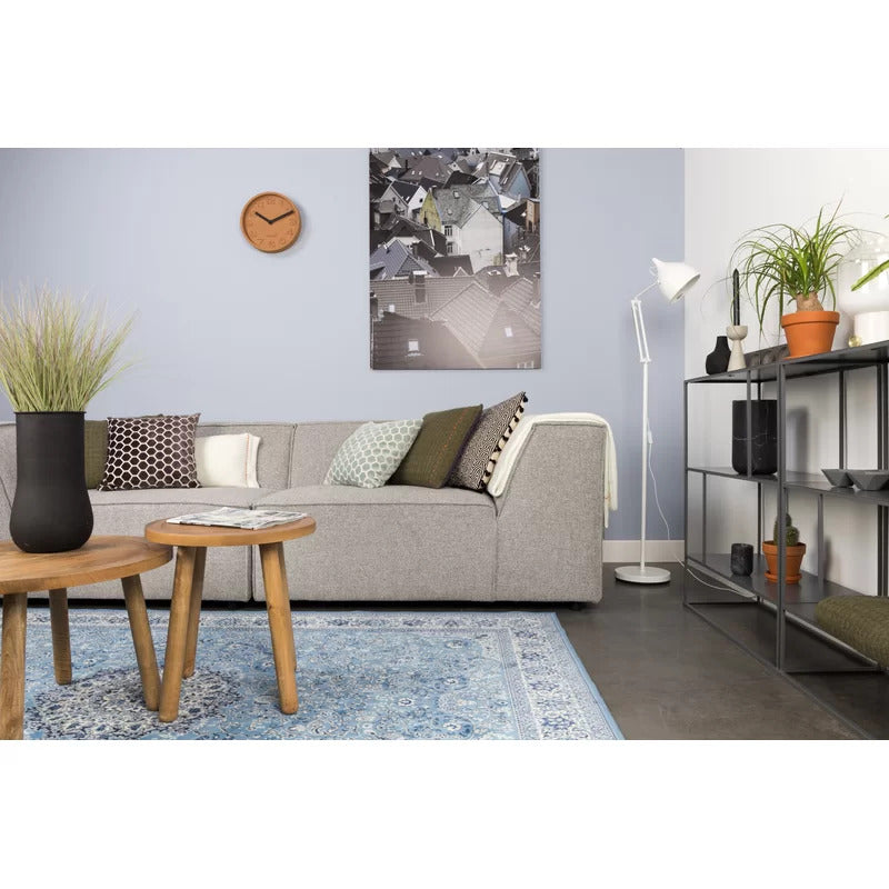 4 Seater Sofa Set: 107'' Tuxedo Arm Sofa