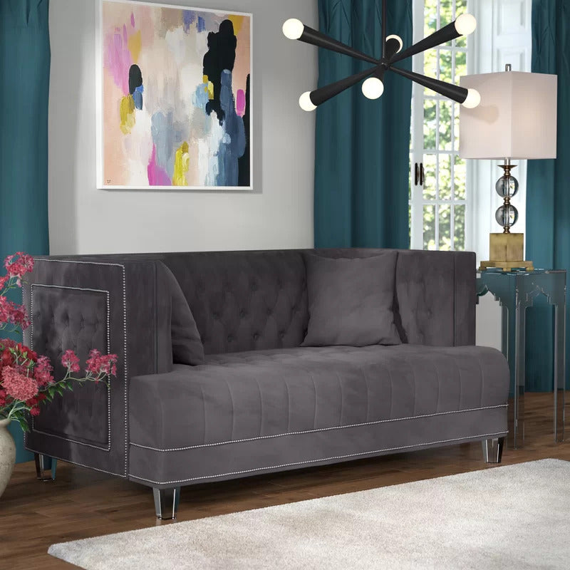 4 Seater Sofa Set: 64'' Modern Sofa Set