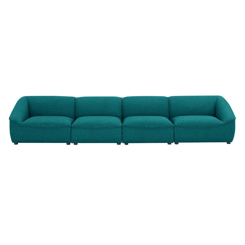 4 Seater Sofa Set: 65.25'' Upholstered Sofa