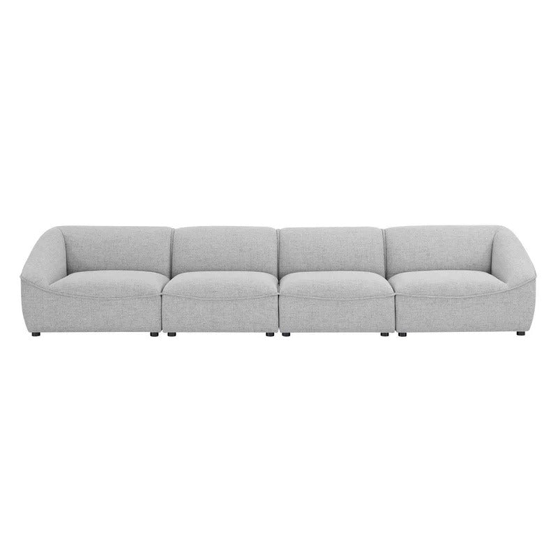 4 Seater Sofa Set: 65.25'' Upholstered Sofa