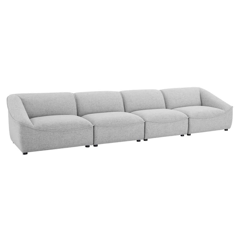 4 Seater Sofa Set: 65.25'' Upholstered Sofa