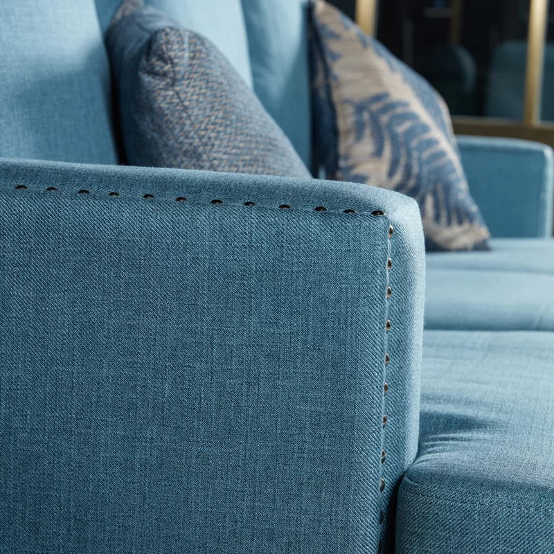 4 Seater Sofa Set: 74.8''L Shape Sofa Set