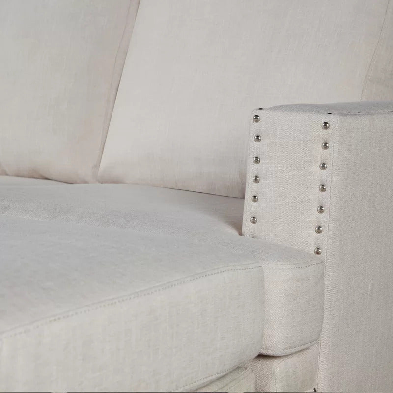 4 Seater Sofa Set: 74.8''L Shape Sofa Set