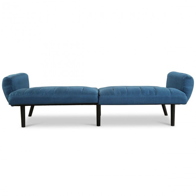 4 Seater Sofa Set : 81" Linen Square Arm Sleeper