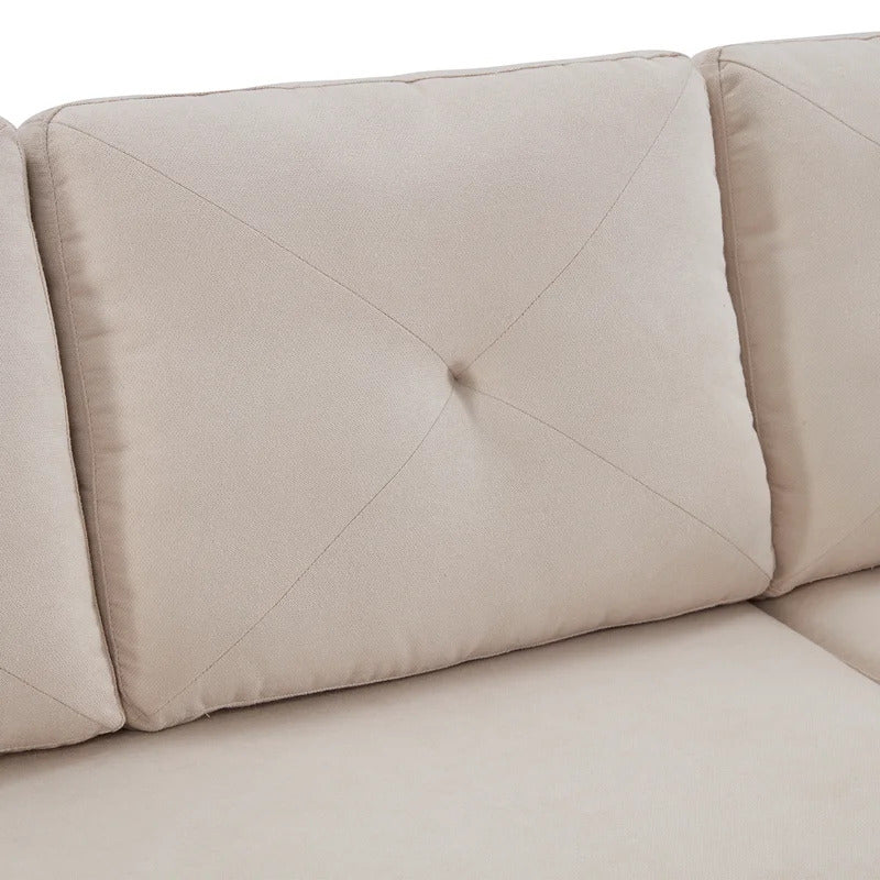 4 Seater Sofa Set: 83.46'' Flared Arm Sofa Bed