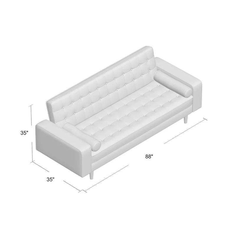 4 Seater Sofa Set : 88'' Square Arm Sleeper