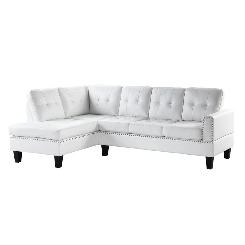 4 Seater Sofa Set: 99'' L Shape Sofa Set