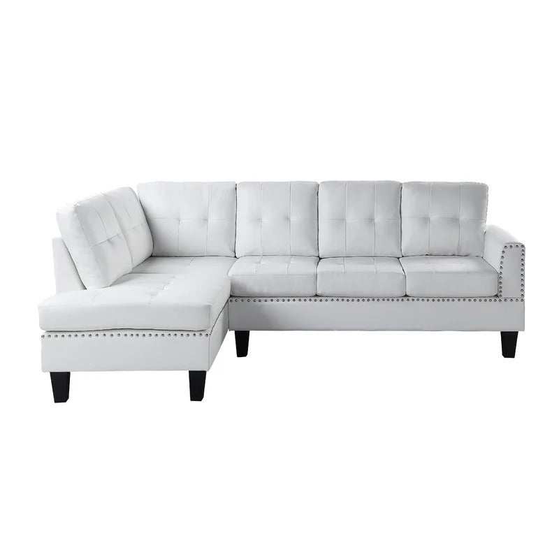 4 Seater Sofa Set: 99'' L Shape Sofa Set