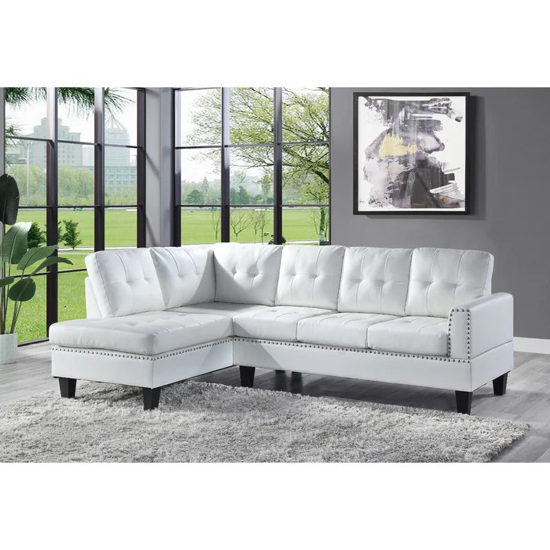 4 Seater Sofa Set: 99'' L Shape Sofa Set