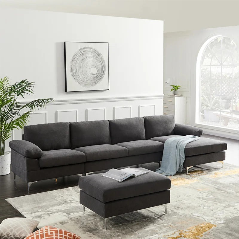 4 Seater Sofa Set : Pillow Top Arm Sofa