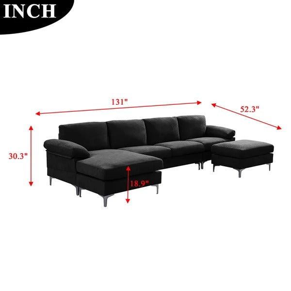 4 Seater Sofa Set : Pillow Top Arm Sofa