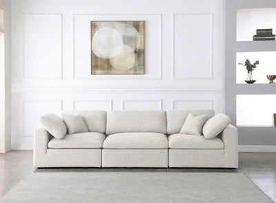 4 Seater Sofa Set : Square Arm Modular Sofa