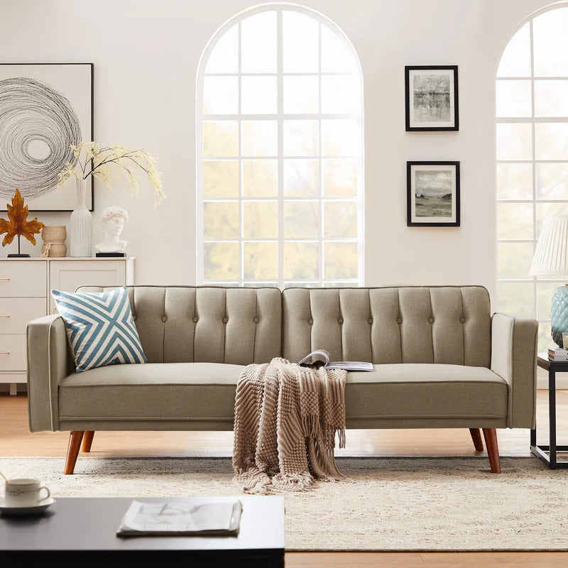 4 Seater Sofa Set : Square Arm Sofa Bed
