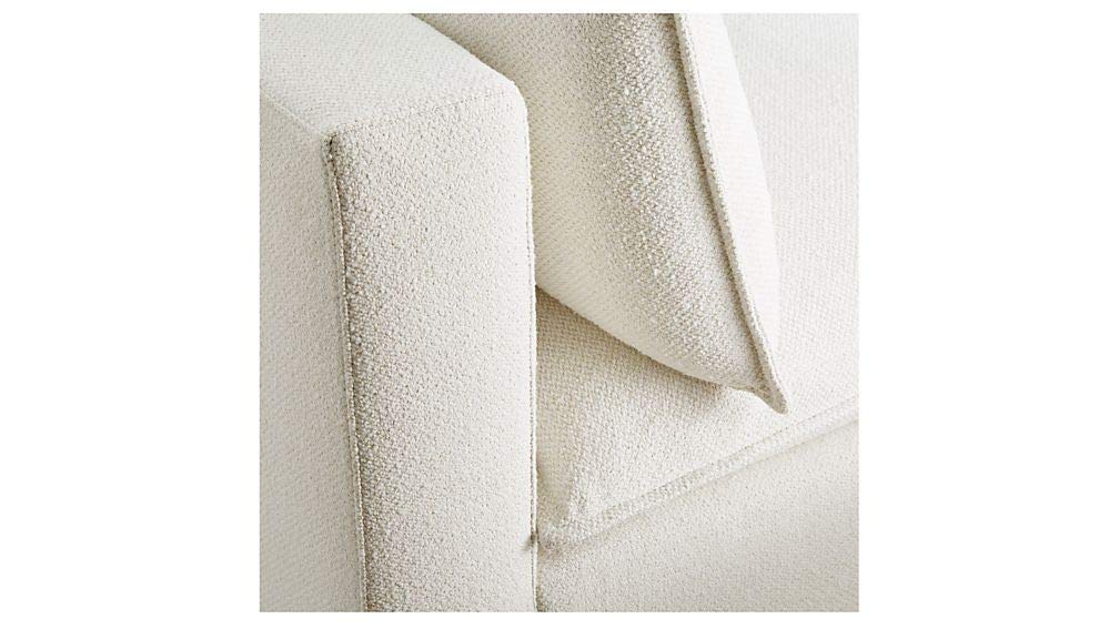 4 Seater Sofa Set Ultra Modular 3-Piece Extra Long Fabric Sofa Set (White)