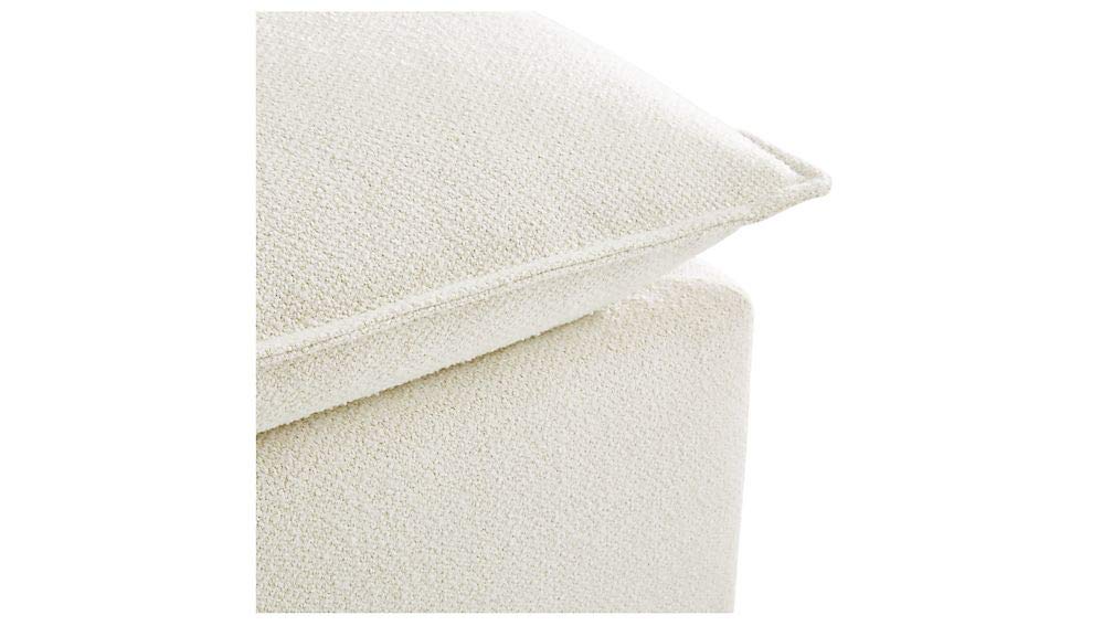 4 Seater Sofa Set Ultra Modular 3-Piece Extra Long Fabric Sofa Set (White)