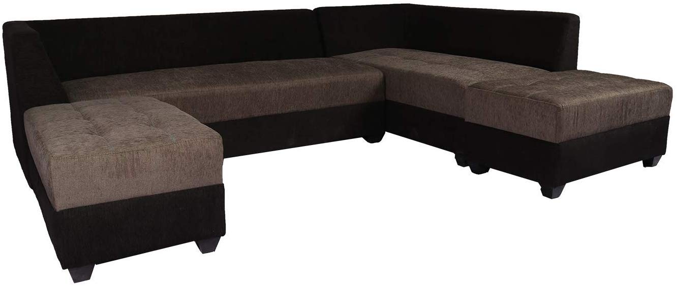 L Shape Sofa Set:- Fabric Sectional Sofa Set
