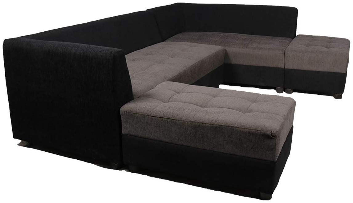 L Shape Sofa Set:- Fabric Sectional Sofa Set