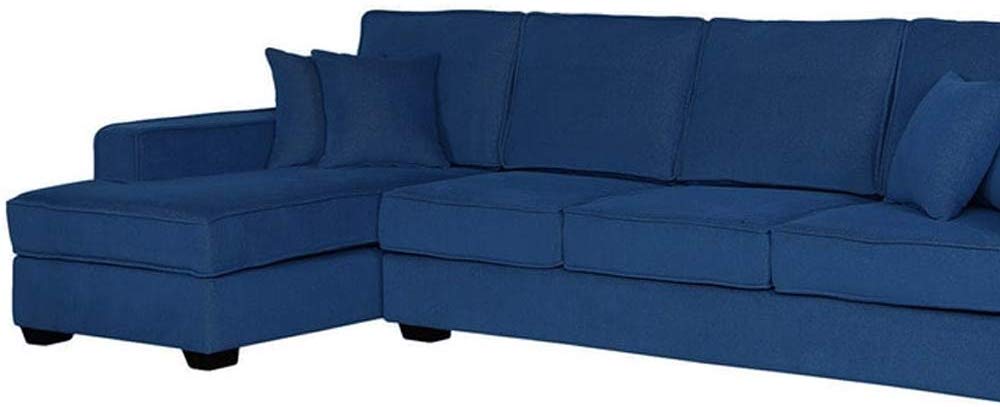 L Shape Sofa Set: -Jason Fabric Sofa Set (Blue)