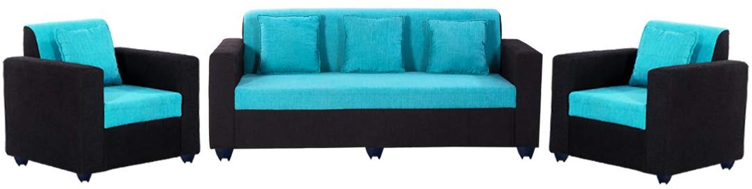5 Seater Sofa Set:- Desy (3+1+1) Fabric Sofa Set