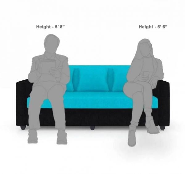 5 Seater Sofa Set:- Desy (3+1+1) Fabric Sofa Set