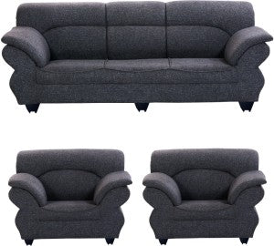 5 Seater Sofa Set:- Romina King (3+1+1) Fabric Sofa Set