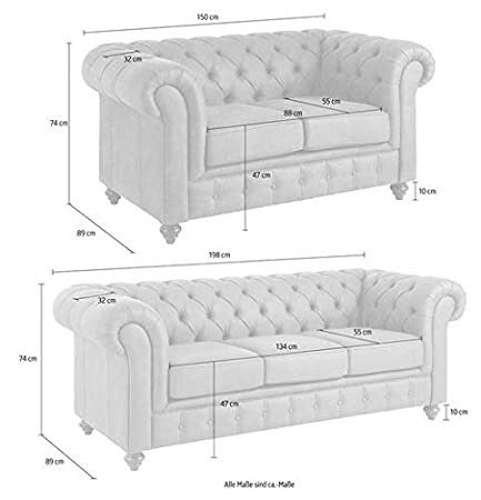 5 Seater Sofa Set:- (2+3) Leatherette Sofa Set