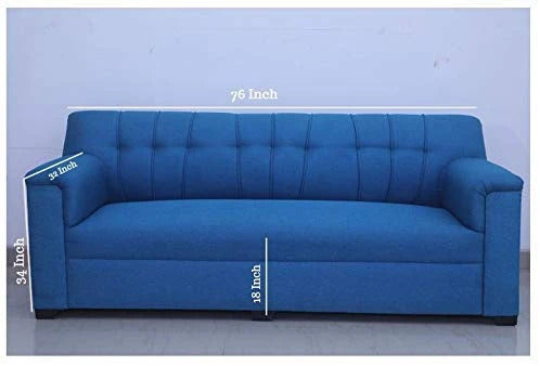 5 Seater Sofa Set:- (3+1+1) Fabric Sofa Set