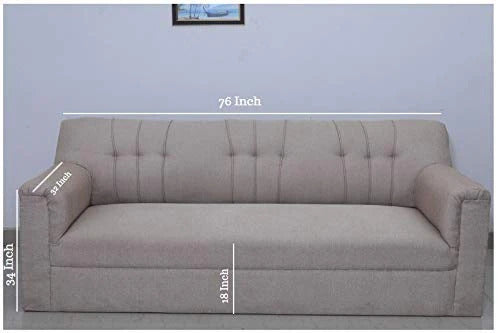 5 Seater Sofa Set:- (3+1+1) Fabric Sofa Set