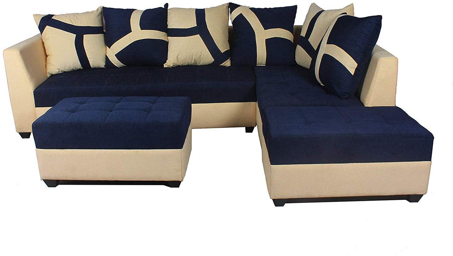 L Shape Sofa Set:- Fabric Sectional Sofa Set