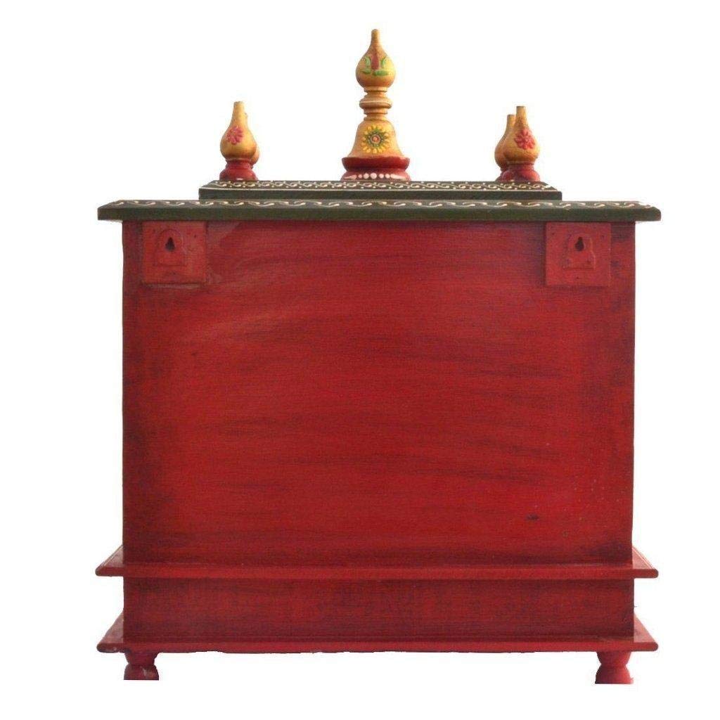 Temple: Rajasthani Ethnic Handacrafted Wooden Temple/Mandir/Pooja Ghar/Mandapam