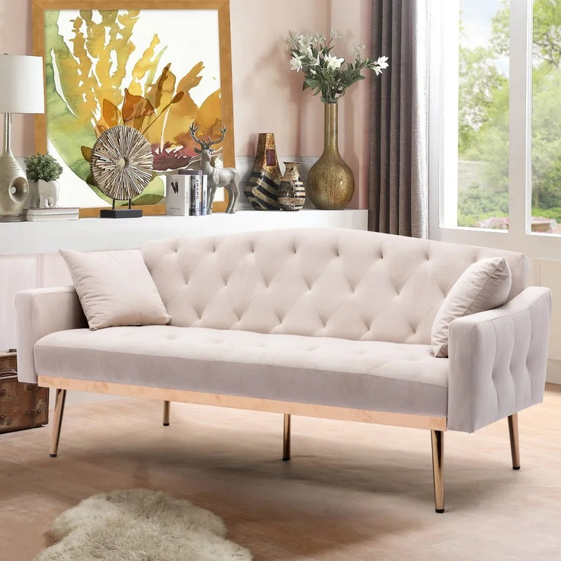 Office Sofa: 65.3'' Square Arm Sofa