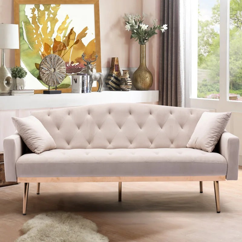 Office Sofa: 65.3'' Square Arm Sofa
