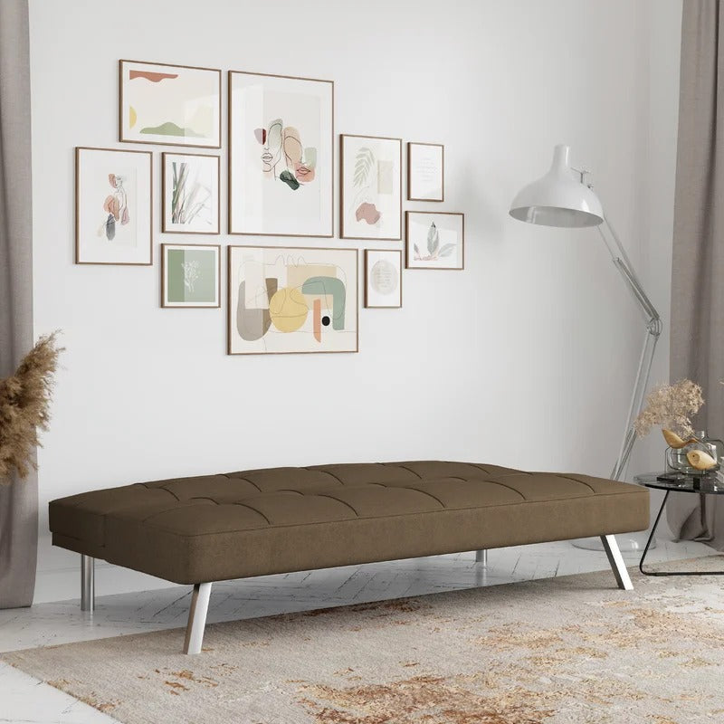 Office Sofa: 66.1'' Wide Tufted Back Convertible Sofa